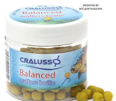 Бойлы Cralusso Balanced Wafters Boilie (20 гр; 7 мм) Сorn