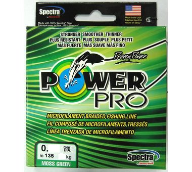 Шнур Плетёный  Power Pro 135м Moss Green 0,1 - 5 кг