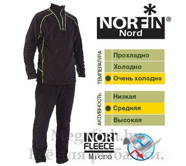 Tермобелье Norfin Nord размер S