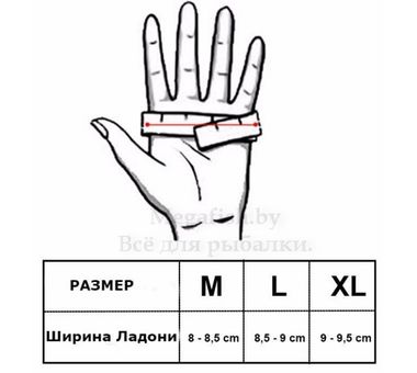Определение размера перчаток