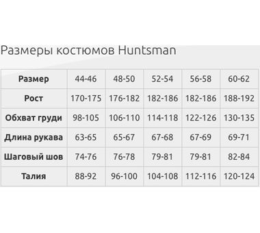 Костюм зимний Huntsman Арктика -40°С 44-46 6