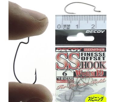 Крючок Decoy S.S. Hook Worm 19 №6 3