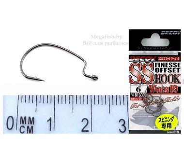 Крючок Decoy S.S. Hook Worm 19 №6 2