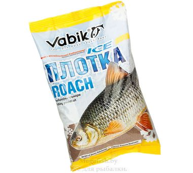 Прикормка зимняя Vabik ICE Roach (коричневая) Плотка в холодной воде 0.75 кг