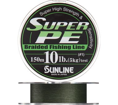 Шнур плетёный Sunline Super PE 150m Диаметр: 1.2. / 6 kg.