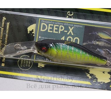 Воблер Megabass Deep-X 100 (9,6гр, 5,8см, 2,5-3,5м) floating SB Hot tiger 2