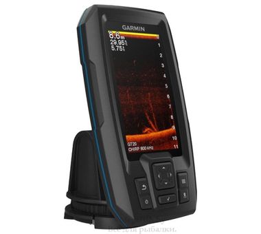 Эхолот Garmin Striker plus 4cv с транцевым трансдьюсером GT20-TM