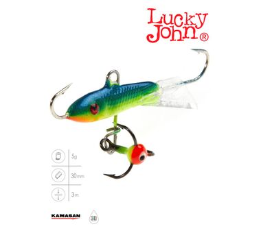 Балансир Lucky John Classic 3 (5гр, 3см) с тройником 29