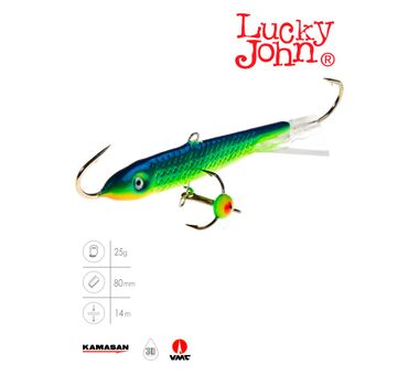 Балансир Lucky John Classic 8 (23гр, 8см) с тройником 29