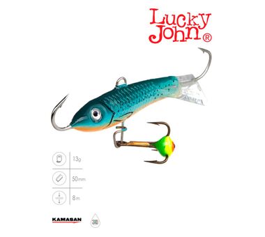 Балансир Lucky John Classic 5 (12 гр; 5 см; с тройником) 53