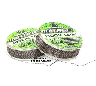 Поводковый материал Kosadaka Mirage (25 м; 25lb; зеленый/черный)