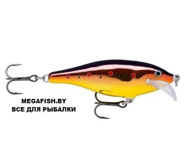 Воблер Rapala Scatter Rap Shad Deep 07 (7 гр; 7 см; 2.7-3.6 м) GOL