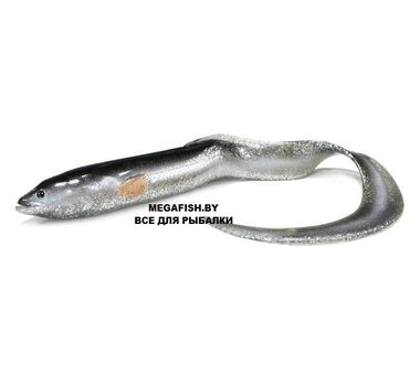 Приманка Savage Gear LB Real Eel 400 (147 гр; 40 см) Black Silver