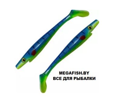 Приманка Strike Pro Pig Shad Tournament (30 гр; 18 см; 2 шт.) Yellow-Blue