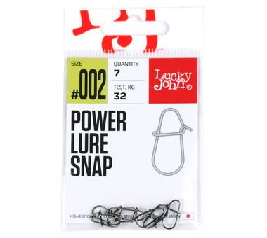 Застежки Lucky John Pro Series POWER LURE SNAP