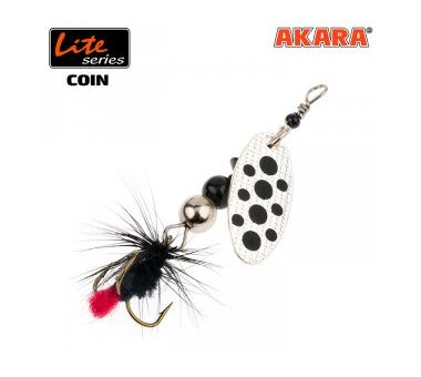 Вращающаяся блесна Akara Lite Series Coin 1 (3гр) цвет A01