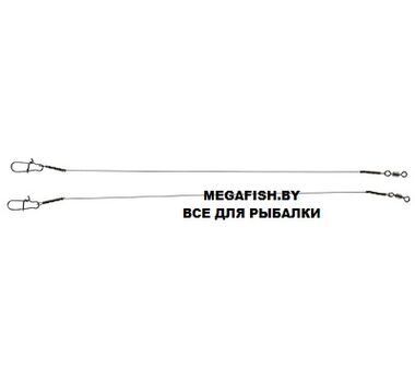 Поводок титановый Helios 20см 10кг