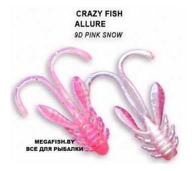 Приманка Crazy Fish Allure 1.6" (4 см; 0.9 гр; 8 шт.) 9d