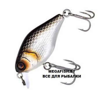 Воблер Jackall Chubby 41 (5.5 гр; 4.1 см; 0.6-1 м) uv mat silver & black