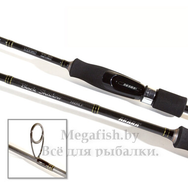 Удилище спиннинговое Akara Black Shadow 762MLF TX-30 (2,3м; 3,5-10,5г.) 2