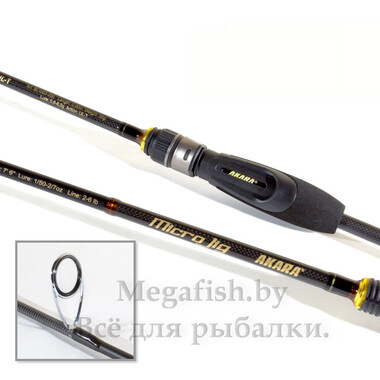 Удилище спиннинговое Akara Micro Jig 762UL-T TX-30 (2.3м; 0.6-8г) 2