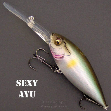 Воблер Megabass Deep-Six (25 гр; 8 см; 0-6.4 м) Sexy Ayu 4