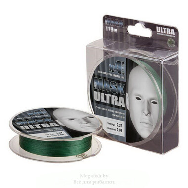 Шнур Akkoi Mask Ultra X4 Green 110м (4.54кг) 0,12мм