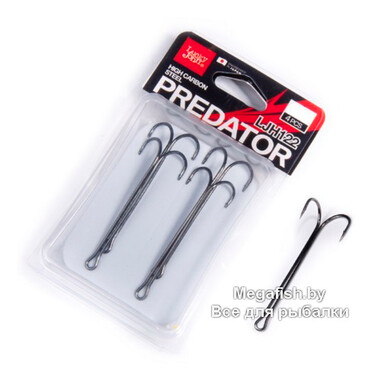 Крючки-двойники Lucky John PREDATOR LJH122 004