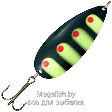 Блесна  Kuusamo Hauki 80mm 22g цвет BL/R/FYe-S
