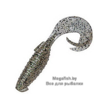 Силиконовая приманка Keitech Flapper Grub 4" (6.35 гр; 10 см; 7 шт.) Silver...