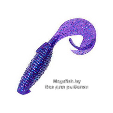 Силиконовая приманка Keitech Flapper Grub 4" (6.35 гр; 10 см; 7 шт.) Violet EA04