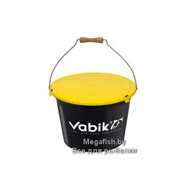 Ведро для прикормки Vabik Pro Black (18 л)