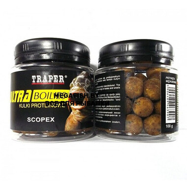 Бойлы Traper Ultra (100 гр; 12 мм) Клубника