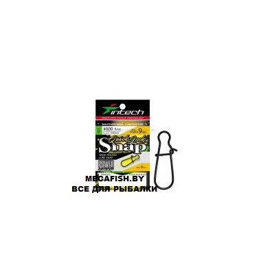 Карабин Intech Quick lock Snap Matt Black (№0; 9 шт.)