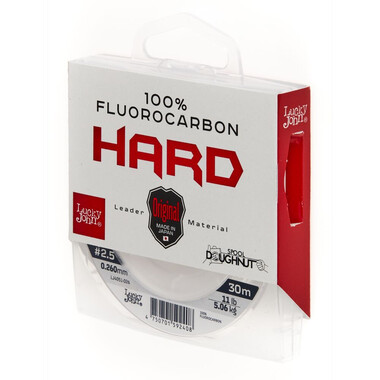 Леска монофильная Lucky John FLUOROCARBON Hard 30м