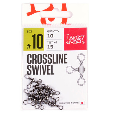 Вертлюги трехсторониие Lucky John Pro Series CROSSLINE SWIVEL 010