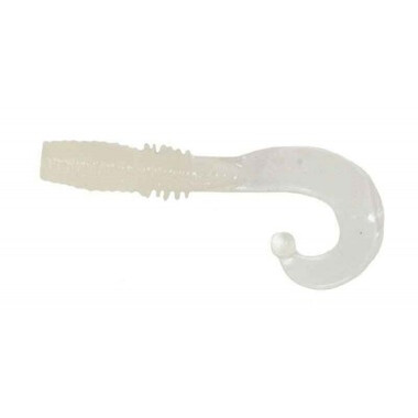 Твистер MEGABASS ROCKY FRY 1.5" P Curly Tail, 5 шт в уп., цвет: Solid Glow 17