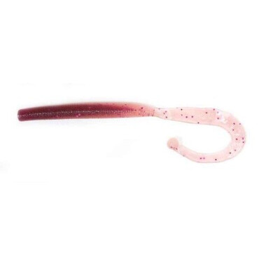 Твистер MEGABASS Dot Worm P 2 1/4", 5шт в уп., цвет: Plum Grape Core Cherry...