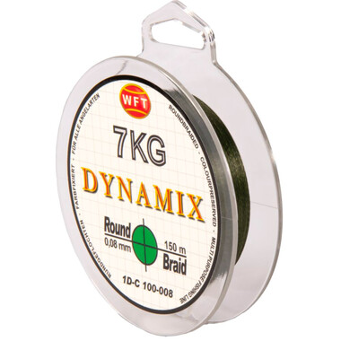 Шнур плет. WFT KG ROUND DYNAMIX Green 150/008