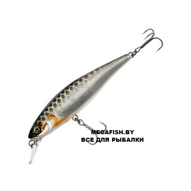 Воблер Jackall Squad Minnow 65SP (5.8 гр; 6.5 см; 0.8-1 м) HL Silver & Black