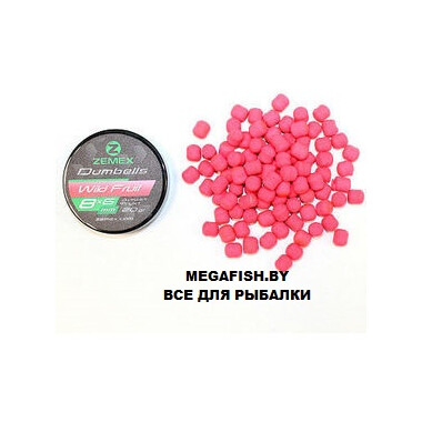 Бойлы Zemex Pop-Ups Dumbells 8х6мм 20гр Wild Fruit