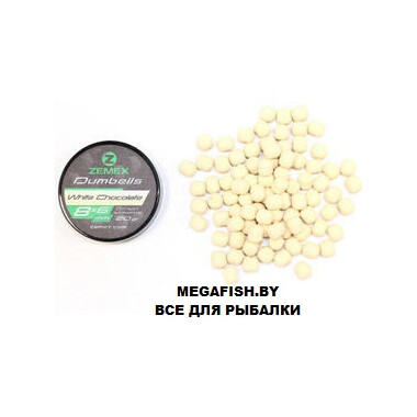 Бойлы Zemex Pop-Ups Dumbells 8х6мм 20гр White Chocolate