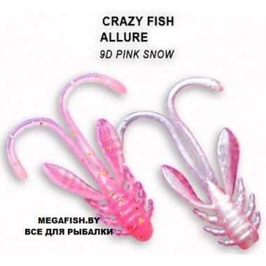 Приманка Crazy Fish Allure 1.6" (4 см; 0.9 гр; 8 шт.) 9d