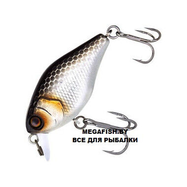 Воблер Jackall Chubby 41 (5.5 гр; 4.1 см; 0.6-1 м) uv mat silver & black