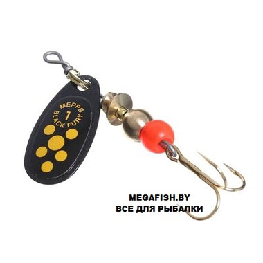 Блесна Mepps Black Fury 0 2гр BL Yel