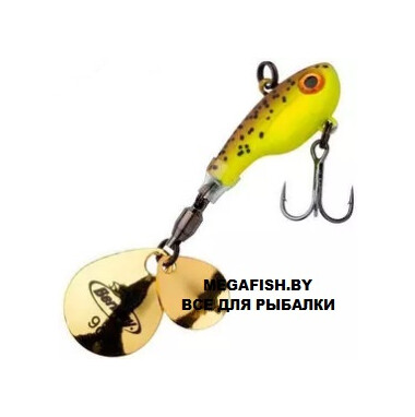 Тейлспиннер Berkley Pulse Spintail (14 гр; 7 см) Brown Chartreuse