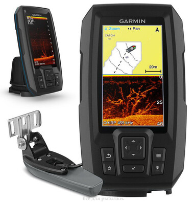 Эхолот Garmin Striker plus 4cv с транцевым трансдьюсером GT20-TM 3