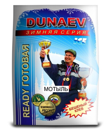 Прикормка Dunaev Ice Ready (0.75 кг; Мотыль)