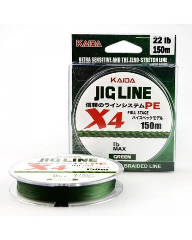 Плетеный шнур Kaida JIG Line 4X 100м 0.12мм