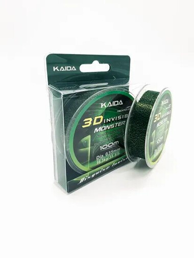 Леска Kaida 3D Invisible Monster 100м 0.14мм